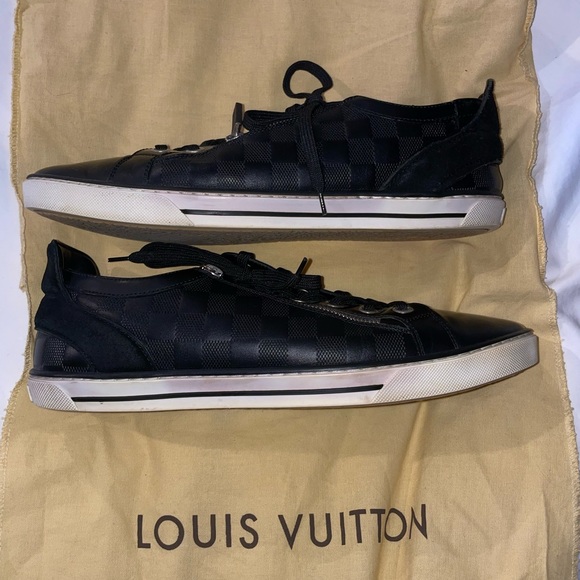 LOUIS VUITTON DAMIER GRAPHITE AVENTURE ZIP UP SNEAKERS - Picture 9 of 9